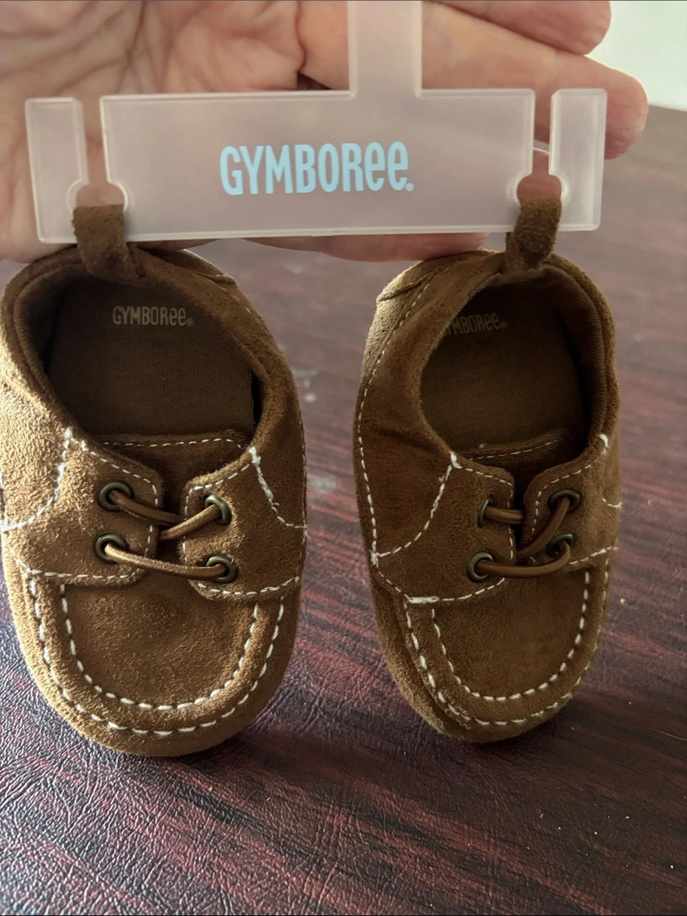 Gymboree Toddler Tan Brown Suede Moccasin Shoes